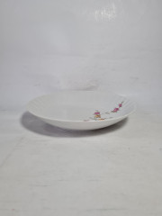 Тарелка винтажная Wundsiedel Bavaria с розочками, 21 см, Германия, 1970-80гг.