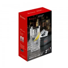 Spiegelau Spiegelau Perfect Serve Collection Ice Cube Maker mit Longdrink Glasern Set 3-tlg. Набор для приготовления льда Spiegelau Perfect Serve Collection с стаканами для длинных напитков, 3 шт.