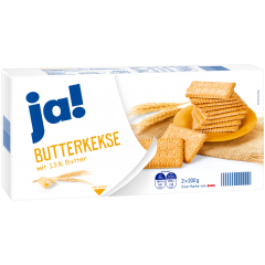 ja! Butterkekse Печенье с 13% сливочного масла 400г