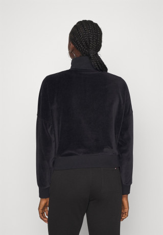 Tommy Hilfiger ZIP SWEATSHIRT Sweatshirt black ТОЛСТОВКА НА МОЛНИИ Толстовка черный