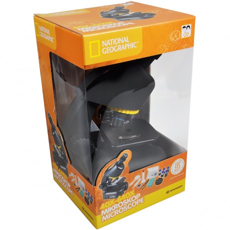 National Geographic Mikroskop inkl. Smartphone-Halter (40x-640x) Микроскоп с держателем для смартфона (40x-640x)