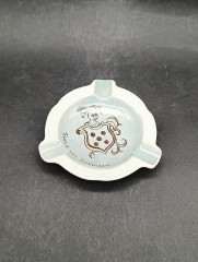 Пепельница винтажная Gerold Bavaria "Герб рыцаря Франца фон Зиккингена", фарфор, 9.5 см, Германия, 1960-70гг.