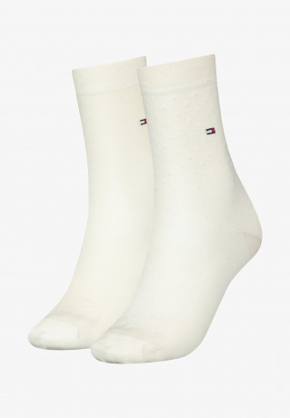 Tommy Hilfiger 2 PACK Socks marshmallow 2 УПАКОВКИ носков зефир