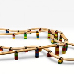 TOY2 40 Basis Connectors + Intersection 40  Track Connectos + Intersection 40 базовых соединителей + пересечение 40 соединительных звеньев + пересечение