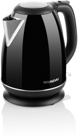 Hyundai Hyundai Wasserkocher VK302B, 1,7 l, 2200 W, Edelstahl, Doppelsicherheitssystem, transparenter Deckel  Чайник Hyundai VK302B, 1,7л, 2200Вт, нержавеющая сталь, двойная система безопасности, прозрачная крышка