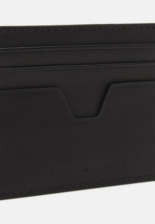 Tommy Hilfiger CENTRAL HOLDER UNISEX Wallet black ЦЕНТРАЛЬНЫЙ ДЕРЖАТЕЛЬ УНИСЕКС Бумажник черный