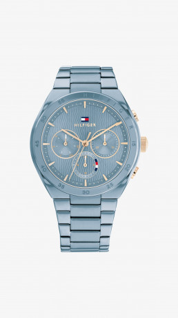 Tommy Hilfiger IP CASE DIAL WITH CG ACCENTS Chronograph watch blue IP CASE DIAL WITH CG ACCENTS Часы с хронографом синий
