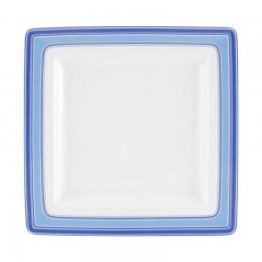 Friesland Friesland  'Jeverland Strand-Linie' Fruhstucksteller eckig 21,5x21,5 cm Friesland "Jeverland Strand-Line" Тарелка для завтрака квадратная 21,5x21,5 см
