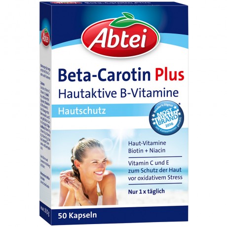 Abtei (Абтай) Beta-Carotin Plus Hautaktive B-Vitamine 50 шт