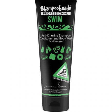 Shampoo Шампунь для волосheads Haarpflege Anti-Chlorine Shampoo Шампунь для волос, Conditioner Кондиционер для волос and Body Wash Swim, 200 мл