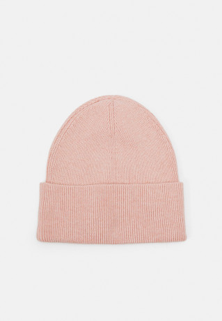Tommy Hilfiger ESSENTIAL FLAG BEANIE Beanie sepia pink melange ESSENTIAL FLAG BEANIE Шапочка сепия розовый меланж