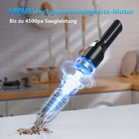 Insma Insma Akku-Handstaubsauger, 150,00 W, Tragbar, Starke Saugkraft  Беспроводной ручной пылесос Insma, 150,00 Вт, портативный, сильная мощность всасывания.