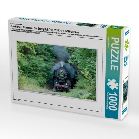 CALVENDO Puzzle CALVENDO Puzzle Emotionale Momente: Die Dampflok Typ 528134-0. \/ CH-Version Пазл CALVENDO Пазл Эмоциональные моменты: Паровоз тип 528134-0. \/ версия CH