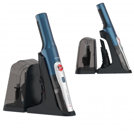 Hoover Hoover Akku-Handstaubsauger HH710BSS 011, 120,00 W, beutellos, 3in1-Zubehor, Vakuum-Kit, EPA-Filter, Ladebasis  Беспроводной ручной пылесос Hoover HH710BSS 011, 120,00 Вт, без мешка, аксессуары 3-в-1, комплект для пылесоса, фильтр EPA, зарядная баз