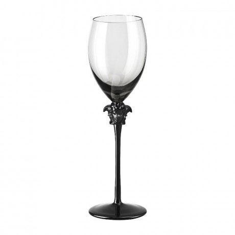Rosenthal meets Versace Rosenthal Versace Medusa Lumiere Haze Weisswein Glas grau 333 ml / h: 26,3 cm Rosenthal Versace Medusa Lumiere Haze бокал для белого вина серый 333 мл / высота: 26,3 см