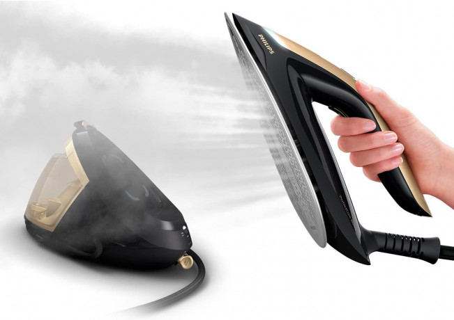 Philips Philips Dampfbugelstation PerfectCare,Bugelstationen mit Dampfstation,Bugelstation, Dampf, 1,8L Tank abnehmbar,Bugeleisen,Dampfbugeleisen,Dampfbugelstation  Паровая гладильная станция Philips PerfectCare, гладильные станции с паровой станцией, гла