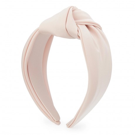 Filippa Firenze Riviera Satin Haarreif mit Knoten Rosa Ривьера атласная повязка на голову с узелками