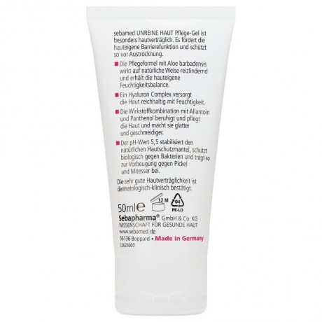 sebamed Unreine Haut Pflege-Gel Гель для ухода за нечистой кожей