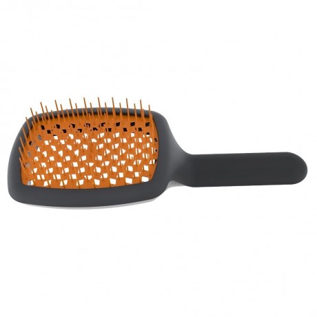 Giorgio Janeke Curvy Brush quot;Mquot; Vented Black Orange  Пышная кисть "М" Вентилируемый черный оранжевый