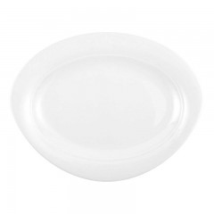 Seltmann Weiden Seltmann Weiden Trio Weiss Servierplatte oval 35x27 cm Seltmann Weiden Trio Белая сервировочная тарелка овальная 35x27 см