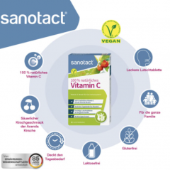 Sanotact Vitamin C Леденцы с витамином С, 30 шт