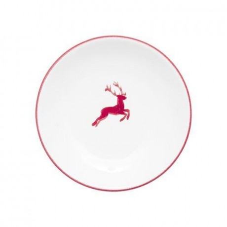 Gmundner Keramik Gmundner Keramik Rubinroter Hirsch Kaffee-/Tee-Untertasse Cup d: 15 cm / h: 2,5 cm Gmundner Ceramics Ruby Red Deer Чашка-блюдце для кофе/чая d: 15 см / высота: 2,5 см