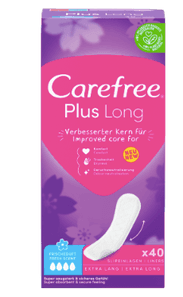 Carefree Slipeinlage Plus Long mit Frischeduft, 40 St, Карефри Прокладки ежедневные удлиненные Плюс с ароматом, 40 шт, 5 упаковок (200 шт)