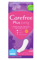 Carefree Slipeinlage Plus Long mit Frischeduft, 40 St, Карефри Прокладки ежедневные удлиненные Плюс с ароматом, 40 шт, 5 упаковок (200 шт)