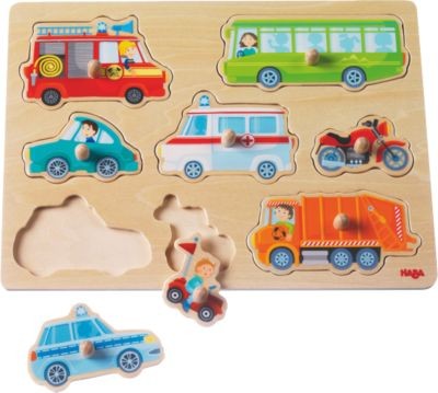Haba HABA 301940 Greifpuzzle Fahrzeug Welt HABA 301940 захватывающая головоломка мир автомобилей