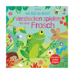 Usborne Verlag Wo bist du denn? Verstecken spielen mit dem Frosch Где ты? Играй в прятки с лягушкой