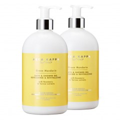 Acca Kappa Green Mandarin Bath &amp; Shower Gel Doppelpack (2er Set)  Двойная упаковка гелей для ванны и душа Green Mandarin (набор из 2 шт.)