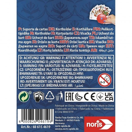 Noris Spielkartenhalter aus Kunststoff Пластиковый держатель для игральных карт