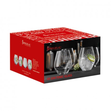 Spiegelau Spiegelau Spezialglaser Gin Tonic Glas Set 4-tlg. h: 119 mm / 625 ml Набор стаканов для джин-тоника Spiegelau Spezialglases из 4 предм. высота: 119 мм / 625 мл