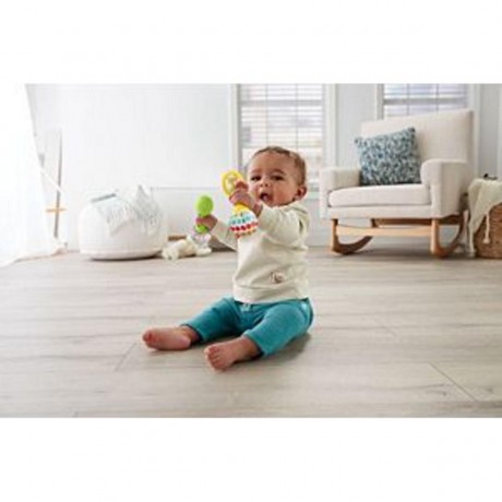 Mattel Fisher-Price Babys Rumba-Rasseln mit Stoff Детские погремушки румба в одежде Fisher-Price