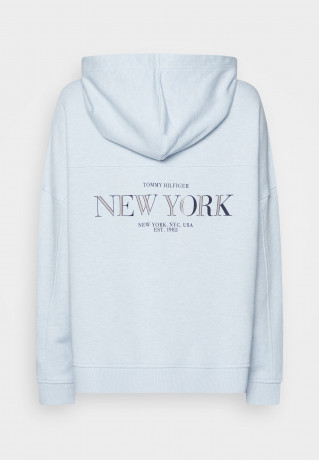 Tommy Hilfiger NYC ROUNDALL HOODIE Sweatshirt breezy blue heather NYC ROUNDALL HOODIE Толстовка свежий голубой вереск