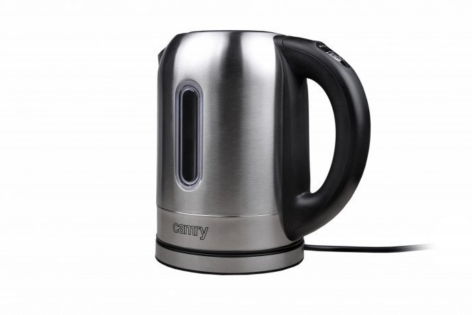 JUNG JUNG Wasserkocher CAMRY CR1253, Wasserkocher mit Temperatureinstellung 60-90°C Digital, 1.7 l, 2200 W, Glas mit Edelstahl, LED Innenbeleuchtung  LCD Display, 360° Basis  Чайник JUNG CAMRY CR1253, чайник с регулировкой температуры 60-90°C, цифровой, 1