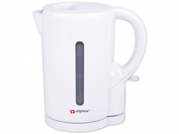 Alpina Alpina Wasserkocher ALPINA Wasserkocher, 1,7 L, 2200 W, weiss  Чайник Alpina Чайник ALPINA, 1,7 л, 2200 Вт, белый
