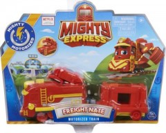 Spin Master Mighty Express Motorisierter Zug Frachter Nick mit Guterwaggon Грузовик моторизованного поезда Mighty Express Ник с товарным вагоном
