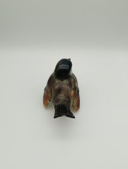 Статуэтка миниатюрная винтажная Goebel "Воробей", фарфор, 10 х 7 см, Германия, 1960-70гг.