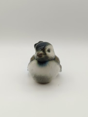 Статуэтка миниатюрная винтажная Goebel "Воробей", фарфор, 10 х 7 см, Германия, 1960-70гг.