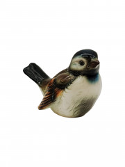 Статуэтка миниатюрная винтажная Goebel "Воробей", фарфор, 10 х 7 см, Германия, 1960-70гг.