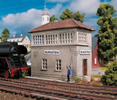 PIKO PIKO Spur H0 Bausatz Stellwerk Burgstein Датчик PIKO H0 Комплект сигнальной коробки Burgstein