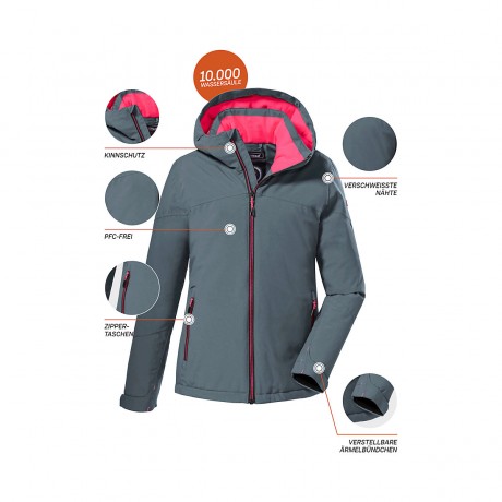 killtec Outdoorjacke KOW 198 GRLS JCKT Outdoorjacken Уличная куртка KOW 198 GRLS Уличные куртки JCKT