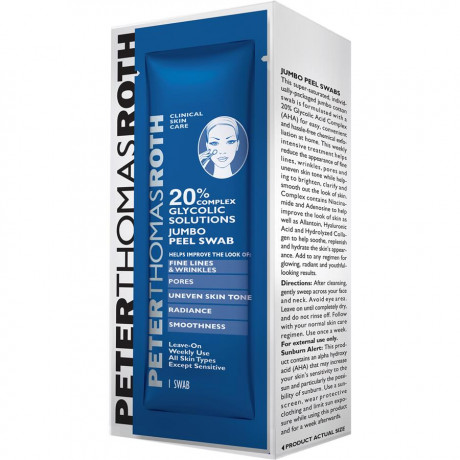 Peter Thomas (Питер Томас) Roth Glycolic 20% Complex Jumbo Peel Swab, 8 Stk.