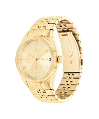Tommy Hilfiger GP CASE GP DIAL WITH GP ACCENTS GP Chronograph watch gold coloured GP CASE GP DIAL WITH GP ACCENTS GP Часы с хронографом золотого цвета