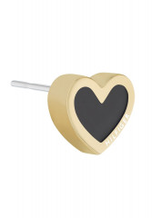 Tommy Hilfiger Earrings gold schwarz Серьги золотой черный