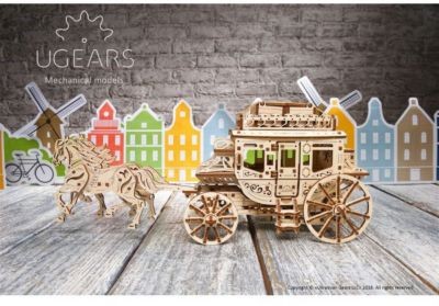 UGEARS Modellbausatz POSTKUTSCHE Комплект моделей MAILCOACH