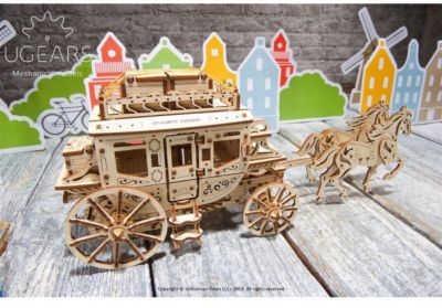 UGEARS Modellbausatz POSTKUTSCHE Комплект моделей MAILCOACH