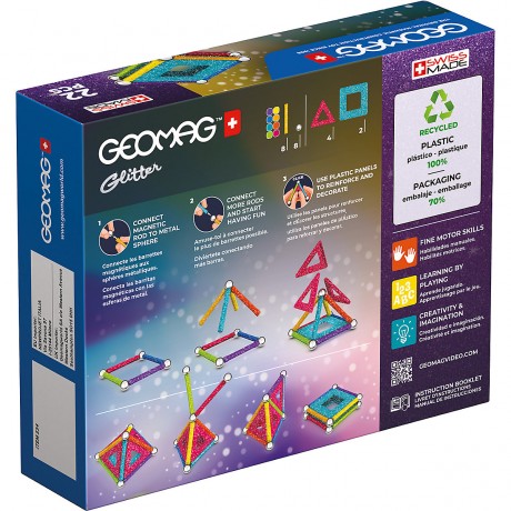 Geomag Geomag 534 Glitter Recycled 22 Teile Geomag 534 Glitter Recycled 22 детали