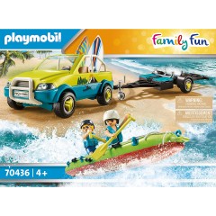 PLAYMOBIL PLAYMOBIL 70436 Strandauto mit Kanuanhanger PLAYMOBIL 70436 Beach Car с прицепом для каноэ